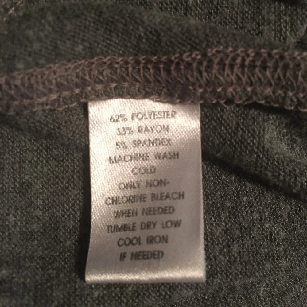 ✨️3 For $20✨️ Loft sweatshirt Women XS gray zip cardigan Oversized Preppy Retro - Picture 4 of 7